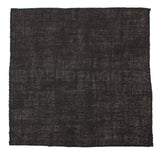 12" Black Burlap Squares - Finished Edge