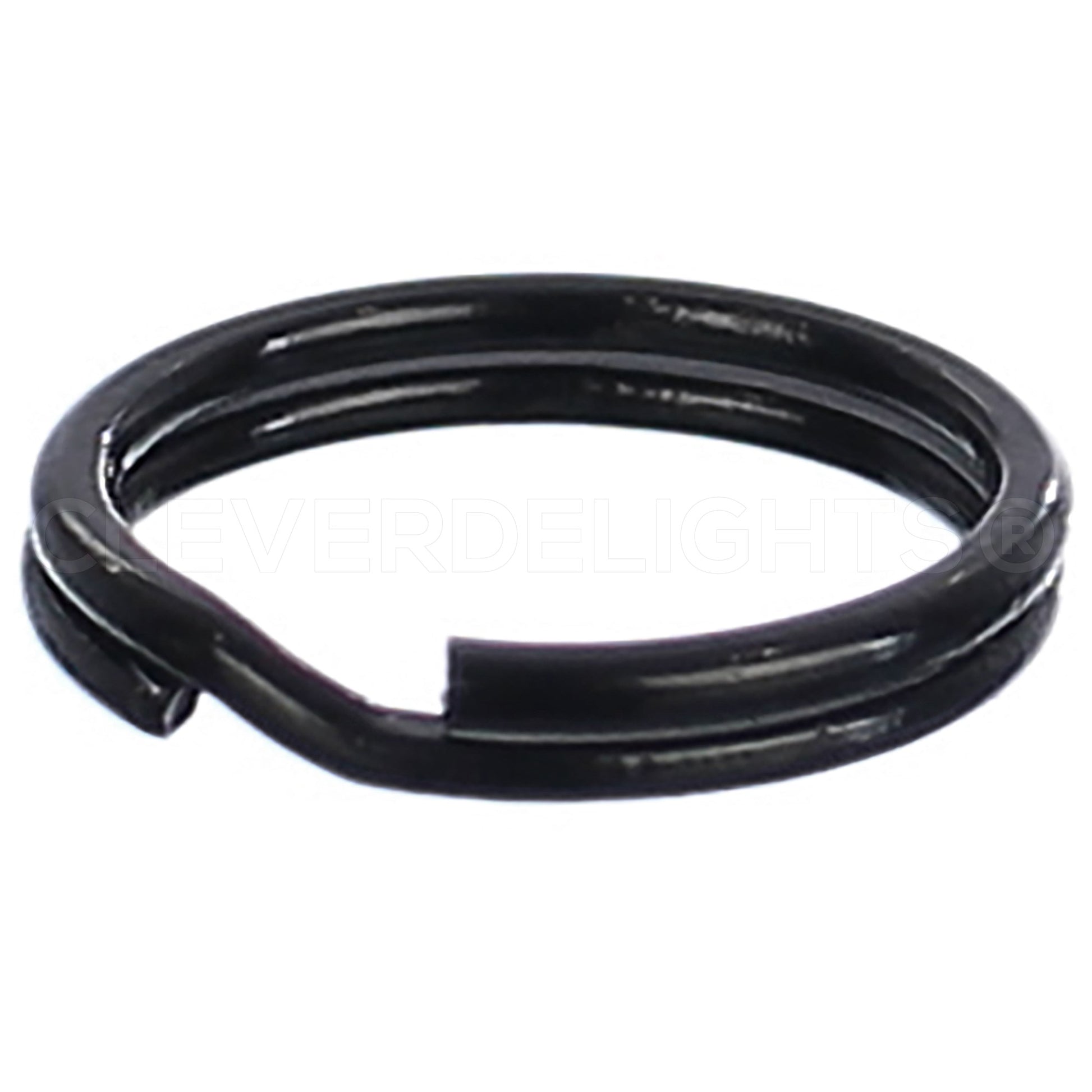 Split Key Rings - Dark Black - 9/16" to 2"