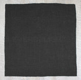 20" Black Burlap Squares - Finished Edge