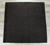 36" Black Burlap Squares - Finished Edge