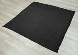 Black Burlap Tablecloths - 60" x 60" - Finished Edge