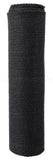 9" Black Burlap Roll - Finished Edges