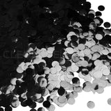 3/8" Round Shiny Confetti - Metallic Colors - Bulk 10oz Can
