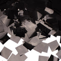 1" Square Shiny Confetti - Metallic Colors - Bulk 10oz Can