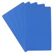 Blue Plastic Cards - 3" x 5"