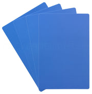 Blue Plastic Cards - 4" x 6"