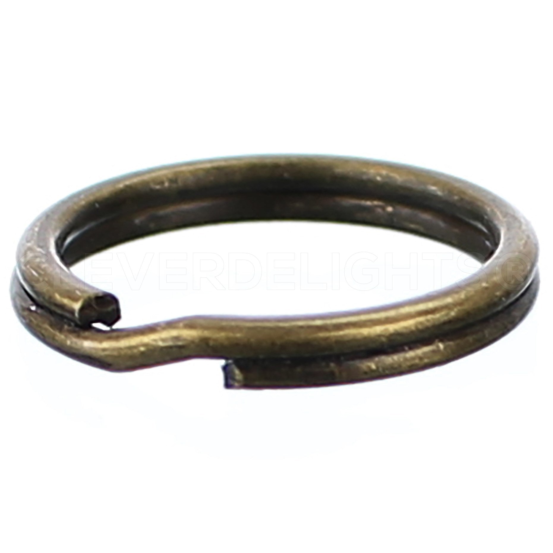 Split Key Rings - Antique Bronze Color - 9/16" to 2"