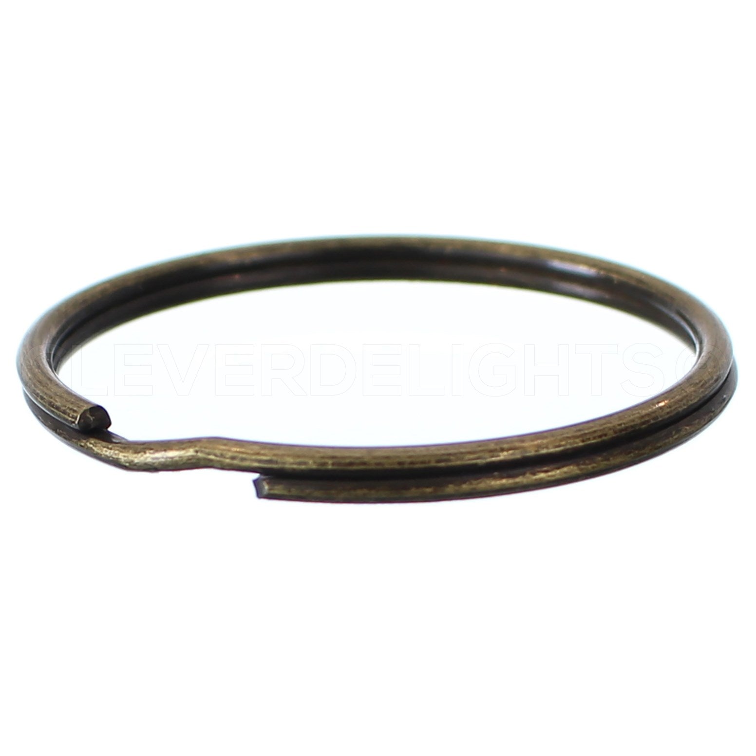 Split Key Rings - Antique Bronze Color - 9/16" to 2"
