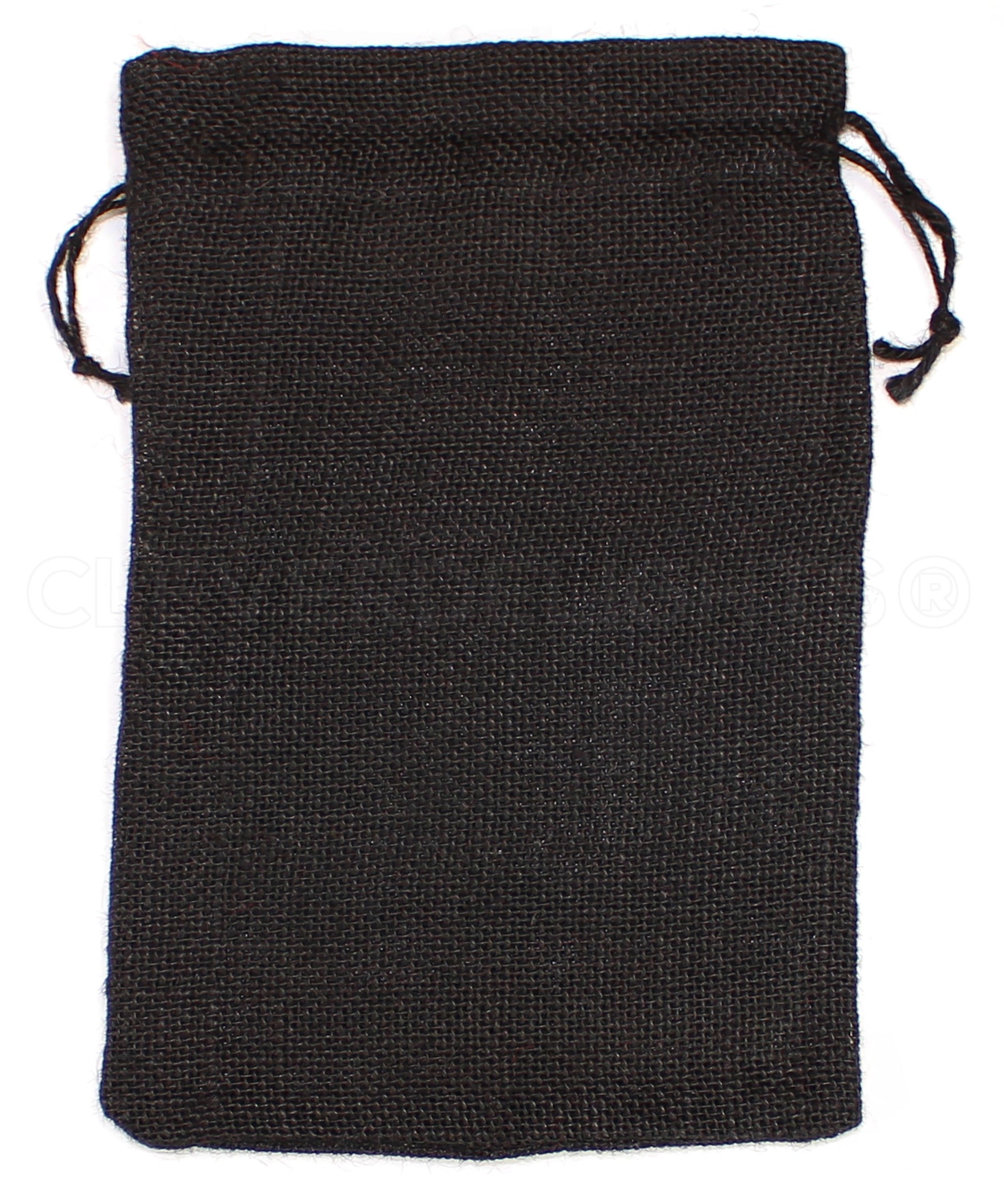 Black Burlap Bags - 8" x 12"