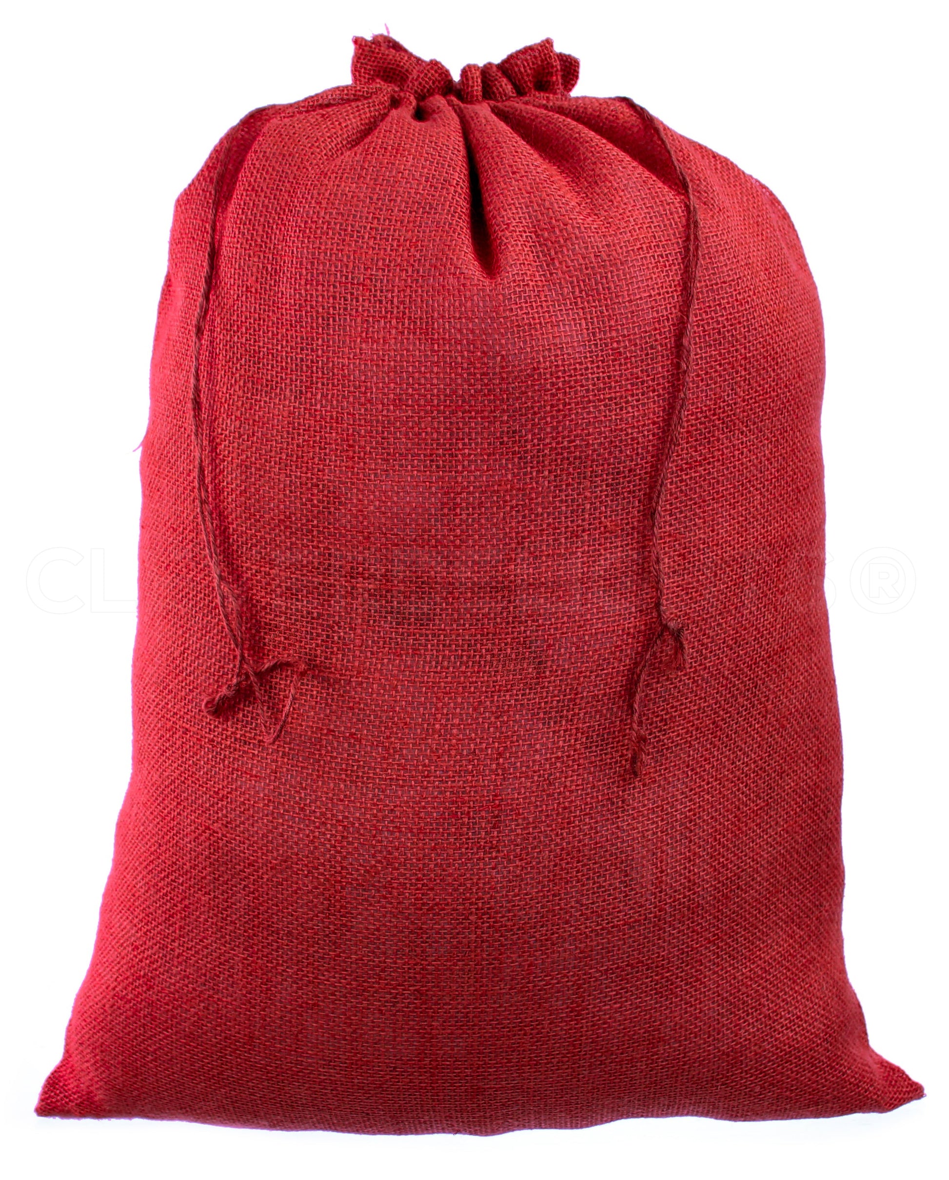 Red Burlap Bags - 18" x 24"