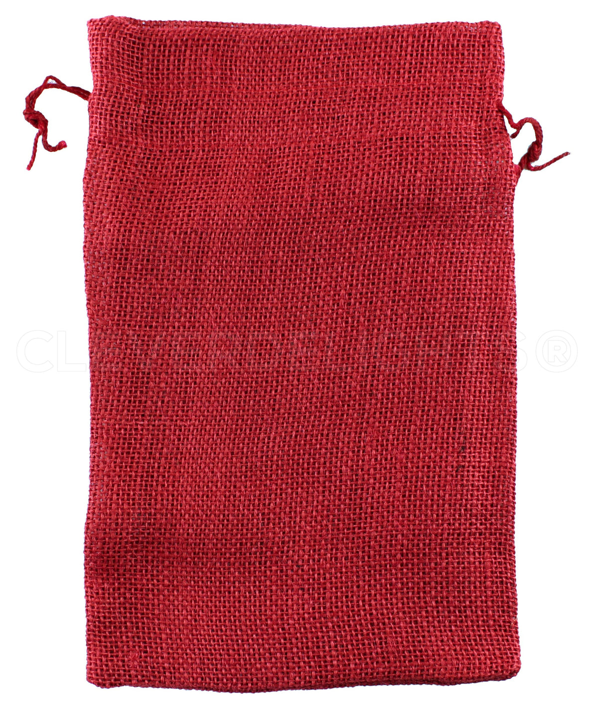 Red Burlap Bags - 6" x 10"