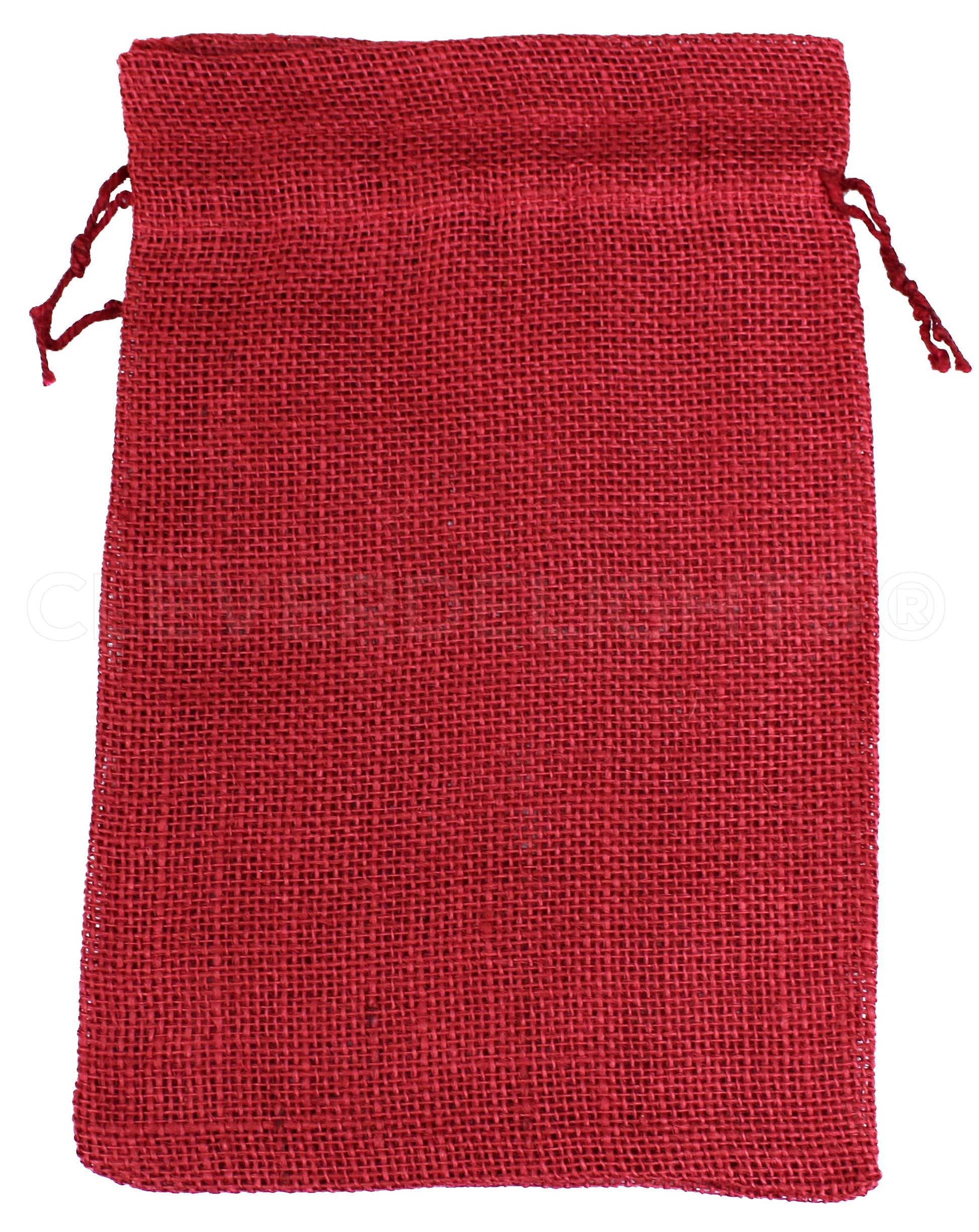 Red Burlap Bags - 8" x 12"