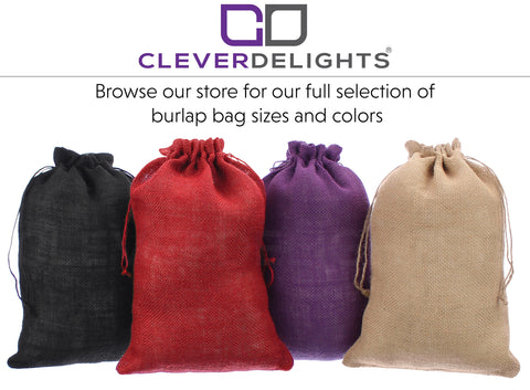 CleverDelights 14 Premium Burlap Roll - 10 Yards - No-Fray Finished Edges - Natural Jute Burlap