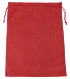 Red Cotton Bags - 12" x 16"