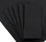 20" Dinner Napkins - 100% Linen - Black