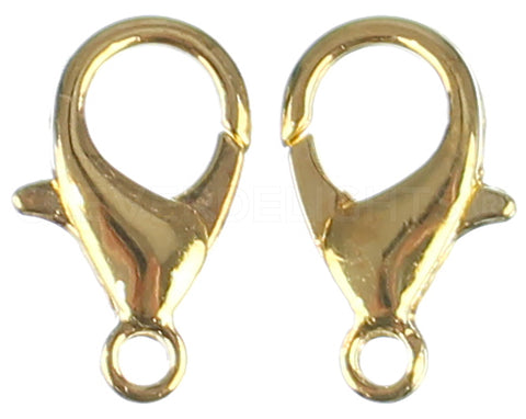 Lobster Clasps - 14x8mm - Gold Color