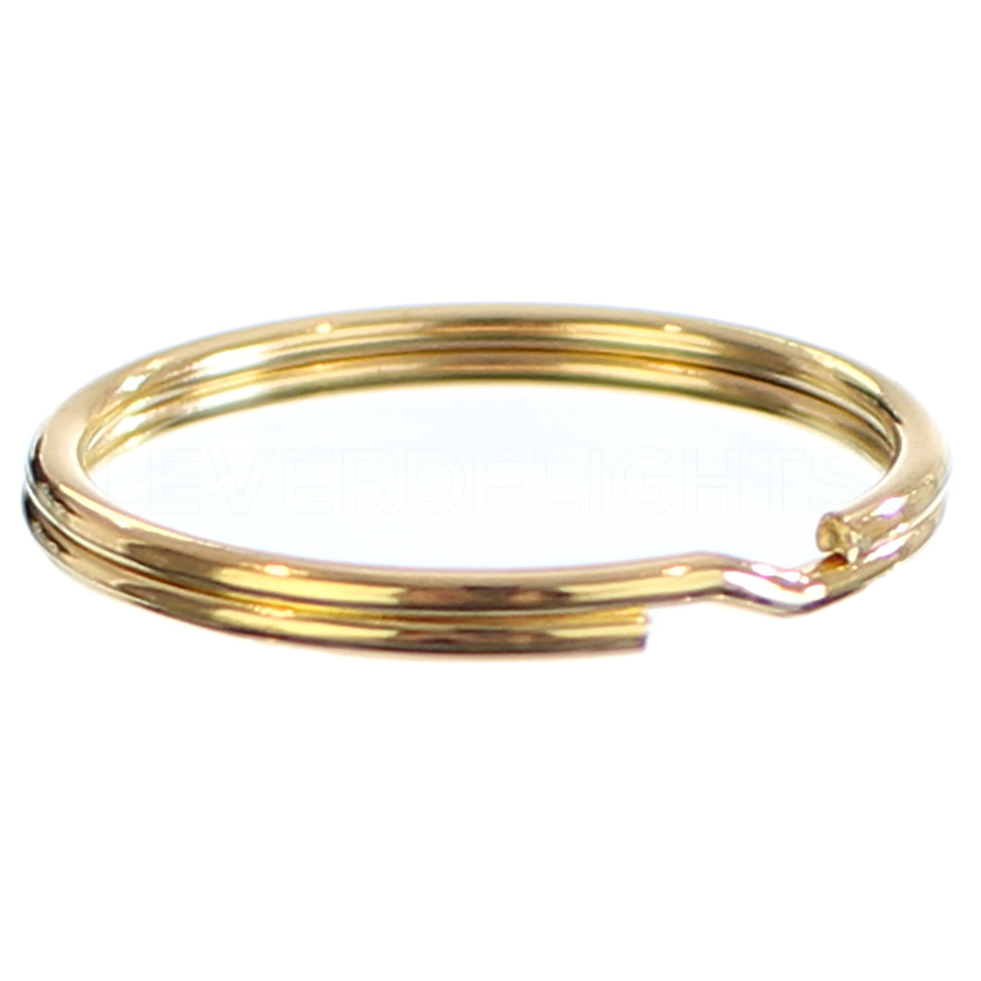 Split Key Rings - Gold Color - 9/16" to 1 3/8"