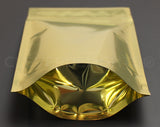 Gold Stand-Up Pouches - 4oz - 5" x 8" x 2.5"