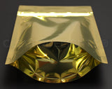 Gold Stand-Up Pouches - 8oz - 6" x 9" x 3"