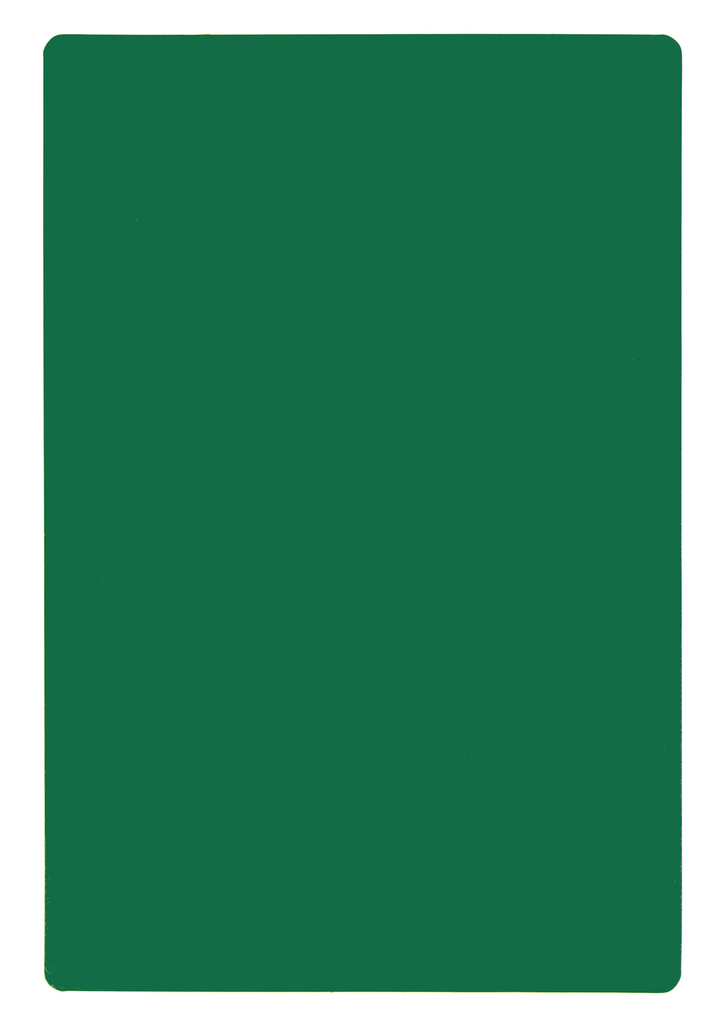 Green Plastic Cards - 4" x 6"