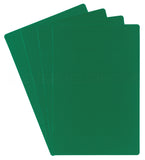 Green Plastic Cards - 4" x 6"