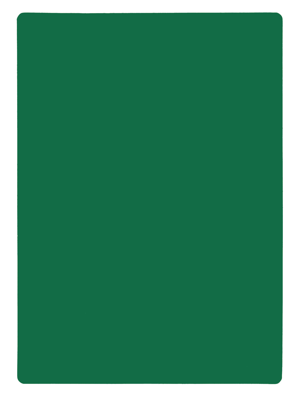 Green Plastic Cards - 5" x 7"