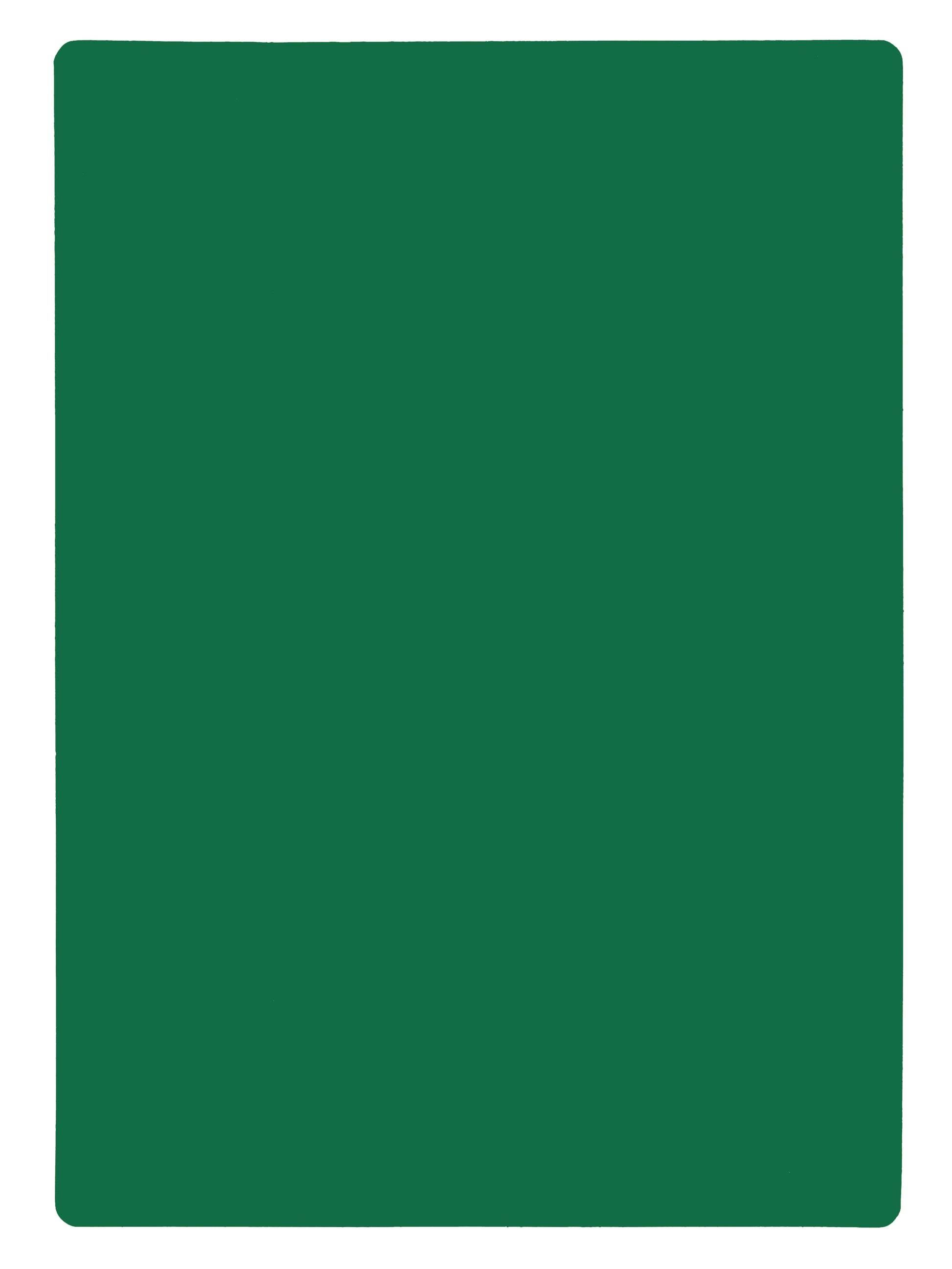 Green Plastic Cards - 5" x 7"
