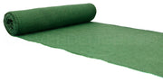 12" Green Burlap Roll - Finished Edges