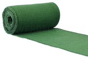 6" Green Burlap Roll - Finished Edges