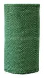 6" Green Burlap Roll - Finished Edges