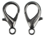 Lobster Clasps - 21x12mm - Gunmetal Color