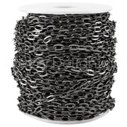 Cable Chain - 5x7mm Link - Gunmetal Color