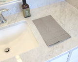 Hemstitch Fingertip Towels - 100% Linen - Stone