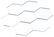 3" Hexagon Glass Tiles