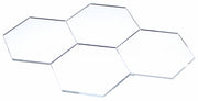 4" Hexagon Glass Tiles