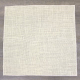 20" Ivory Burlap Squares - Finished Edge