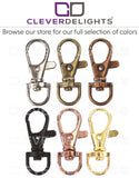 1.5" Swivel Lobster Clasps - Rose Gold Color