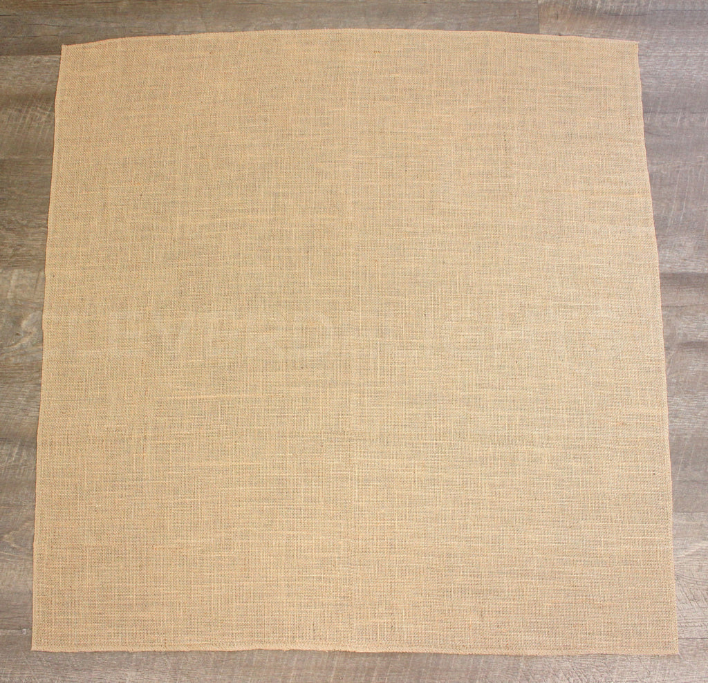 36" Burlap Squares - Finished Edge