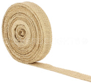 1" Natural Burlap Ribbon - Finished Edge - 25 Yards