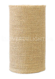 6" Natural Burlap Roll - Finished Edges