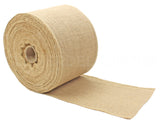 6" Natural Burlap Roll - Finished Edges