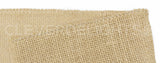 2.5" Natural Burlap Ribbon - Wired Edges - 25 Yards