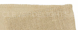 4" Natural Burlap Ribbon - Wired Edges - 10 Yards