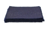 6" Navy Burlap Squares - Finished Edge