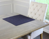 20" Navy Burlap Squares - Finished Edge