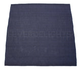 48" Navy Burlap Squares - Finished Edge