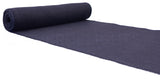 12" Navy Burlap Roll - Finished Edges