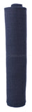 12" Navy Burlap Roll - Finished Edges