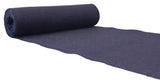 14" Navy Burlap Roll - Finished Edges