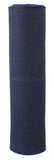 14" Navy Burlap Roll - Finished Edges